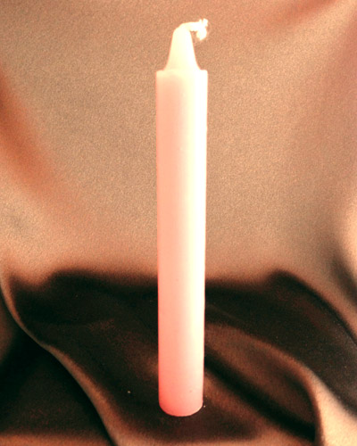 Pink Offertory Candle (6 inches) - Click Image to Close