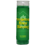 Prosperous House Blessing Candle - Setting of Lights - Click Image to Close