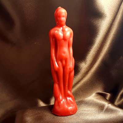 Male Figural Candle (Red)