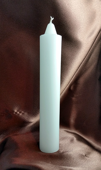 White Hoodoo Rootwork Jumbo Candle (9 inches)
