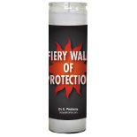 Fiery Wall of Protection Candle - Setting of Lights - Click Image to Close
