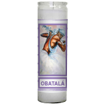 Obatalá Candle - Setting of Lights - Click Image to Close